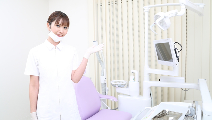 【一般・審美・矯正の歯科衛生士】「甲子園駅」徒歩2分、明るく清潔感のある診療室、昇給年3回、ホワイトニングが無料でできる