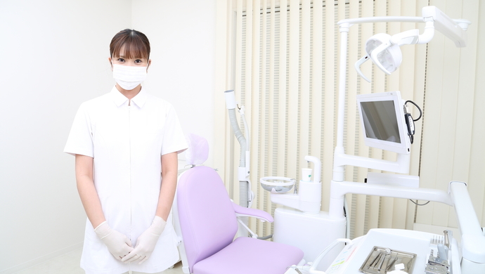 【一般・小児・予防の歯科助手】「寺田町駅」、年間休日123日、週休3日制も選択OK、賞与年2回、高感度の歯科用CT完備の歯科医院です